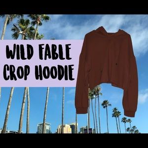 Wild Fable crop hoodie┉